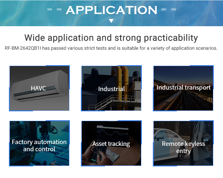 applications of RF-BM-2642QB1I
